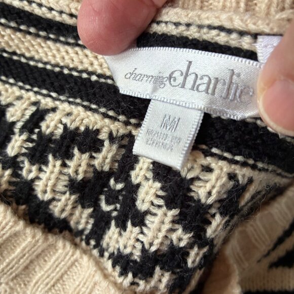 Charming Charlies Fair Isle Sweater Dress. - Med - Nordic, Scandinavian, Winter - Picture 6 of 8